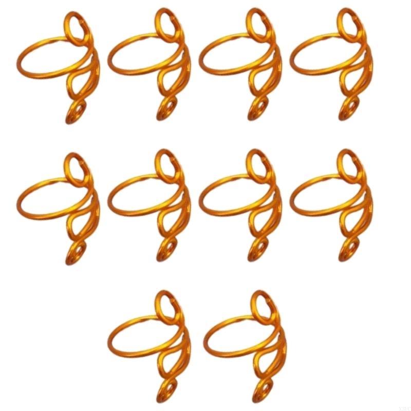 10pcs Crochet Tension Rings Adjustable Companions Rings Knittings Supplies Left and Righties Tension Control Rings X3UC