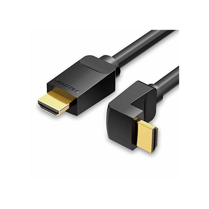 Câble HDMI 2.0 - VENTION - AARBH - 2 M - 4K UHD - Angle Droit 90 Degrés