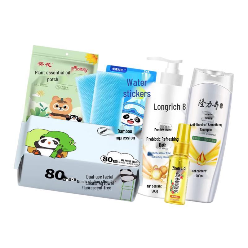 Longliqi Colorful Summer 6-Piece Personal Care Set