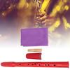Pocket Saxophone Mini Compact Portable High Quality Red ABS Alto Mouthpiece Wind Instrument