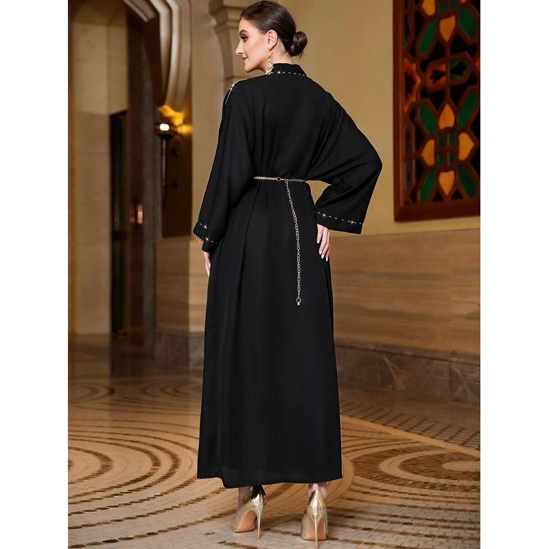 New Arrival Elegant Hand Sewing Bead Cardigan Dress Hand Sewn Rice Bead Cardigan Dress