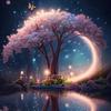 Diamond Painting 5D Full Diamond Painting DIY Square Diamond Round Diamond Home Landscape Moon Decoration Painting