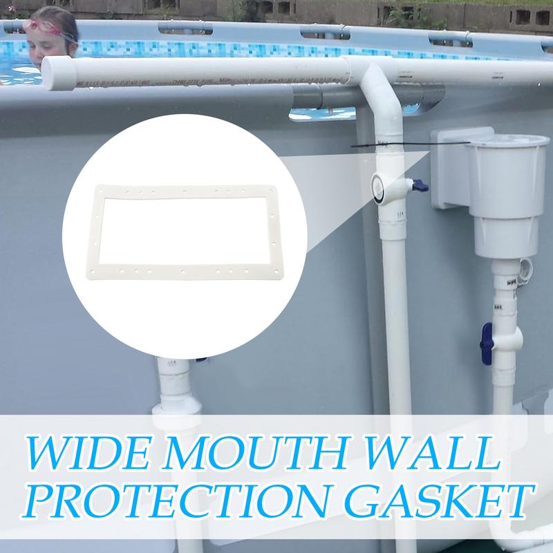 Pool Skimmer Gaskets and Seals Ground Pool Wide Mouth Gaskets Swimming Accessories Rectangular Pad Butterfly Faceplate Tools