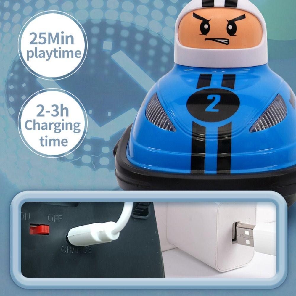 Rechargeable Super Battle Bumper Car Pop-up Doll RC Bumper Cars  Kids Gifts