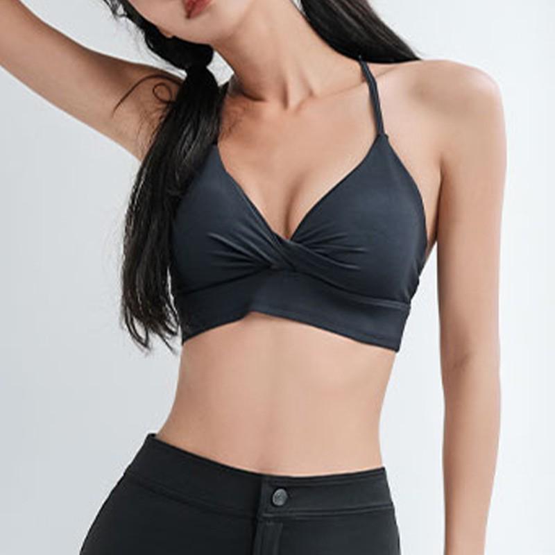 Lulu Women's Outdoor Running Yoga Vest with Anti-Sagging Support Sports Bra