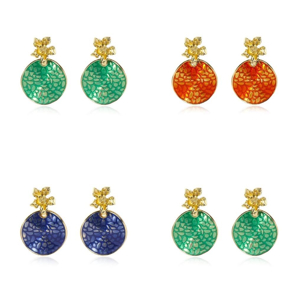 Chic Alloy Flower Earrings For Women Ideal For Weddings And Birthdays