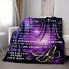1pc Niece Love Aunt Poster Blanket - Lightweight Flannel Fleece with Digital Printing, Soft Warm for Sofa, Travel, Camping, Office yy251018307
