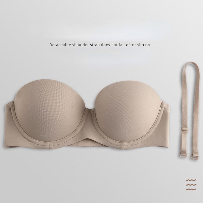 Nahtloser Push-Up-BH für Damen mit Bügel, Stahlring, runder Cup, hochwertiger Basic-BH für Mädchen, hautfreundliches, sexy Bralette