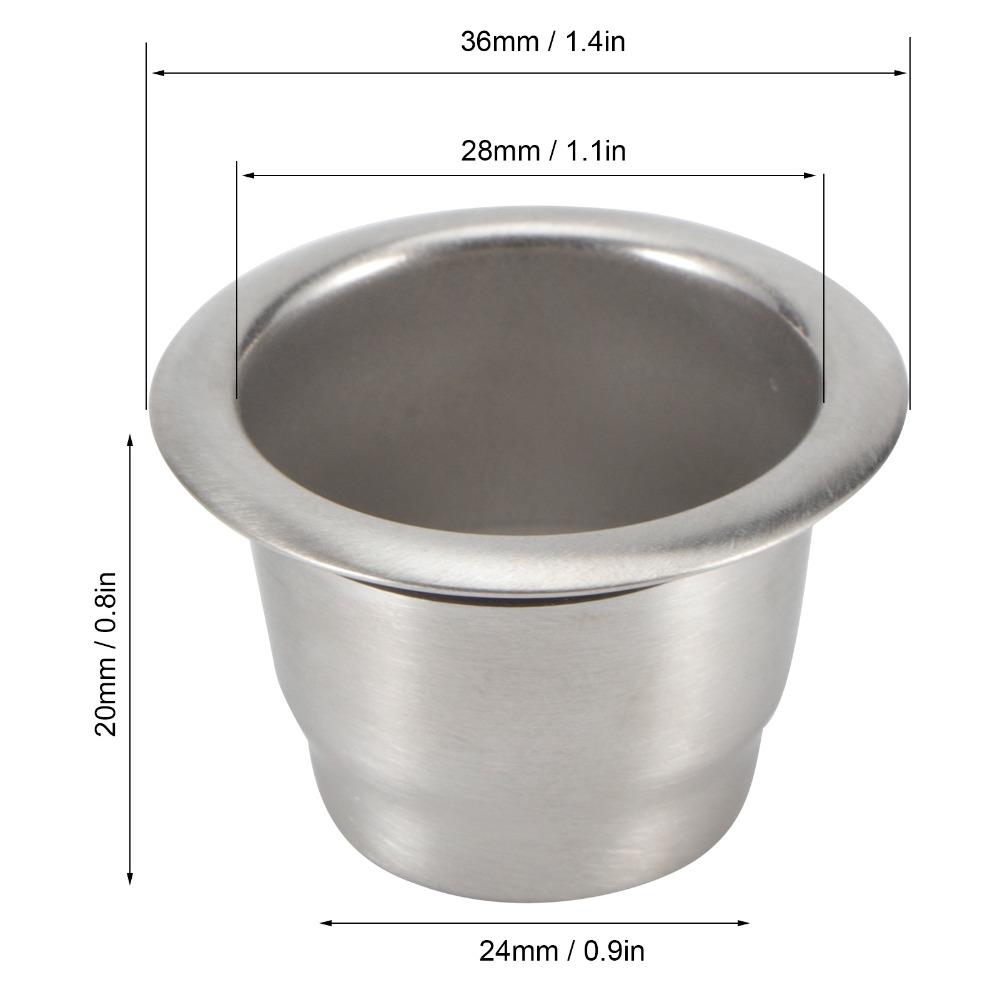 304 Stainless Steel Stainless Steel Capsule Filter Kit Coffee Capsule Cup  For Coffee Machines