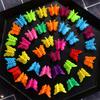 30 Pcs/Set Children Hairpins Solid Color Butterfly Shape Small Plastic Kids Hair Clips for Gift
