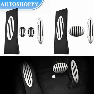 Otomatik Footrest Gaz fren debriyaj Pedalı Kapak Araba Pedalları BMW Mini Cooper için JCW S R55 R56 R60 R61 F54 F55 F56 F60