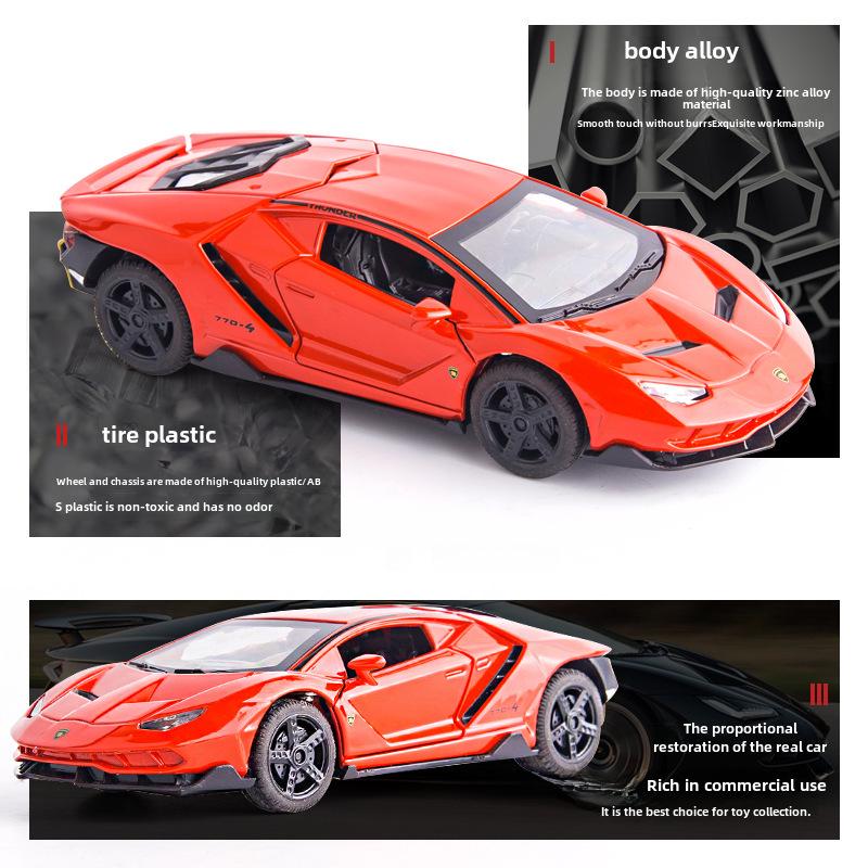 Sky Eagle 1:32 Lambo GT Alloy Pull-Back Supercar Model with Light & Sound
