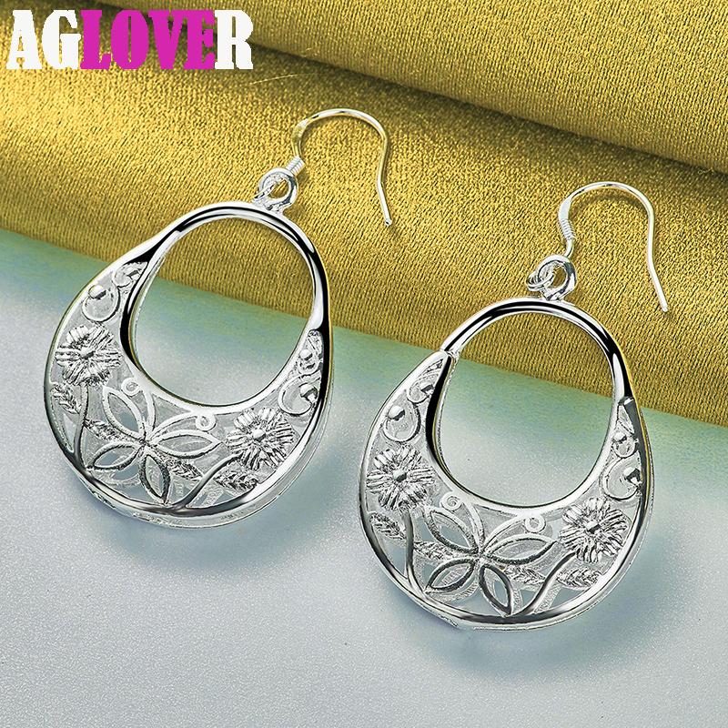 Bijuterii cercei cu picătură de argint Sterling 925