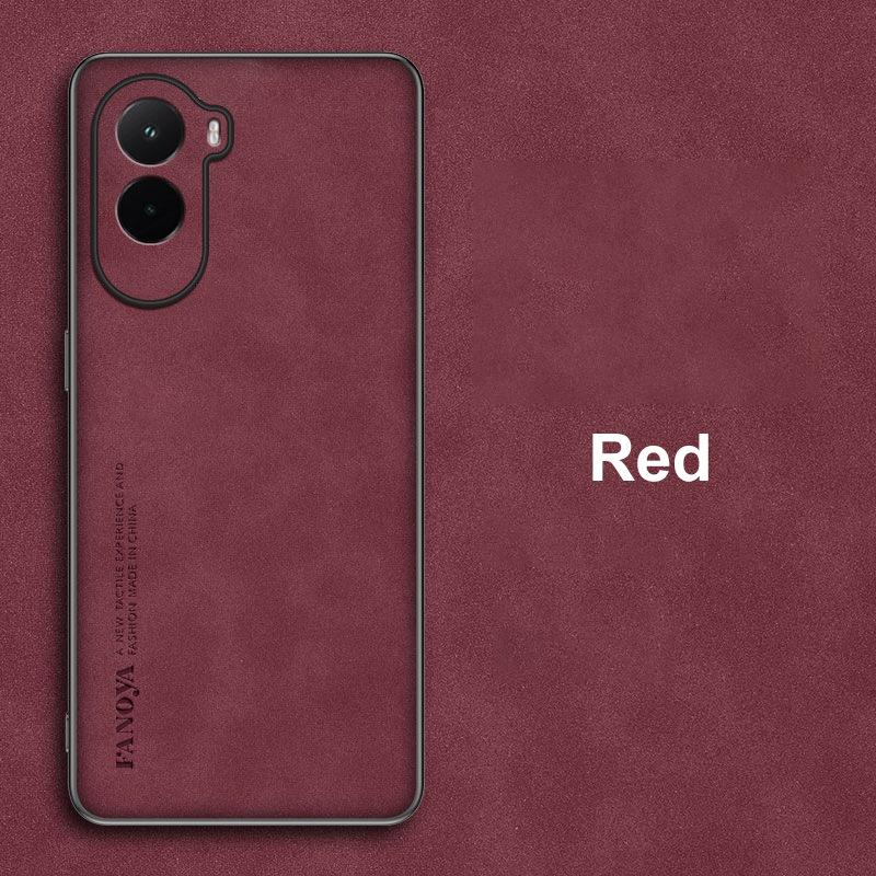 For Xiaomi Poco M7 4G Case Luxury PU Leather Phone Case For PocoM7 4G Back Cover Matte Silicone Shockproof Full Protection Coque