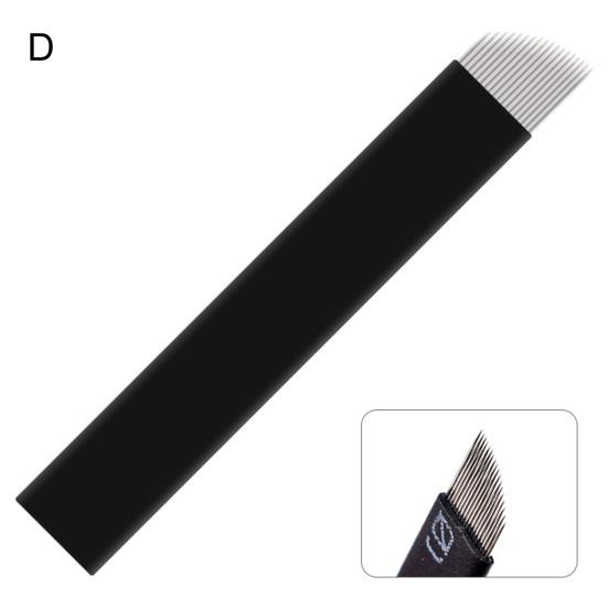 Aiguille de microblading extrêmement fine 0,18 mm jetable à usage unique pour maquillage permanent des sourcils et tatouage, lame pour usage personnel