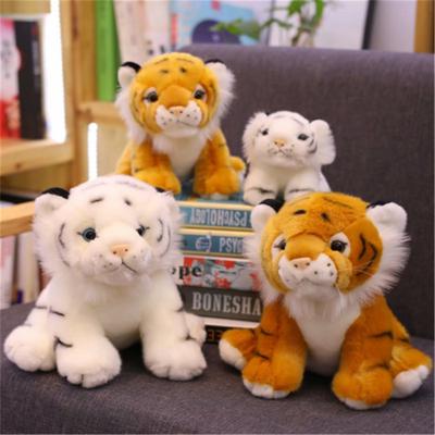 Cute Cartoon Simulation Tiger Shape Plush Doll Toy  Stuffed Pillow for Kids