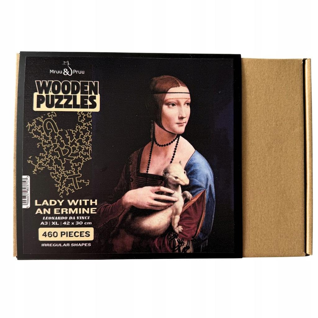 Lady with an Ermine Puzzle by Leonardo Da Vinci XL | Picture Puzzle Gift