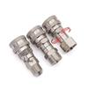 3/8" Anti-Tangle High-Pressure Washer Rotating Water Gun Connector, Stainless Steel, M14/M18/M22.