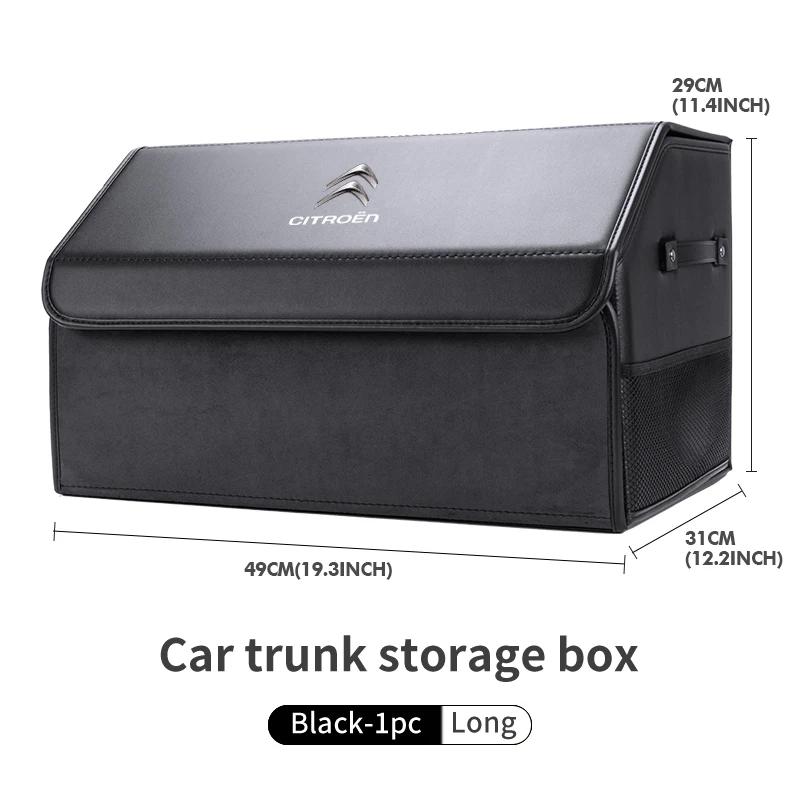 POOR1 Car Trunk Storage Box Multiuse Portable Storage Organizer Tool For Citroen C5 C1 C2 C6 C4L DS3 DS4 DS5 C-Elysee Grand Berlingo
