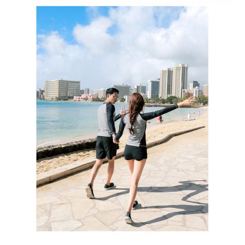 UV Protection Rash Guard Set Men Women Quick Dry Long Sleeve Swimwear Snorkeling Surfing Diving Suit