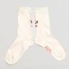 Bambi Natural. Soft organic non-compression illustrated socks