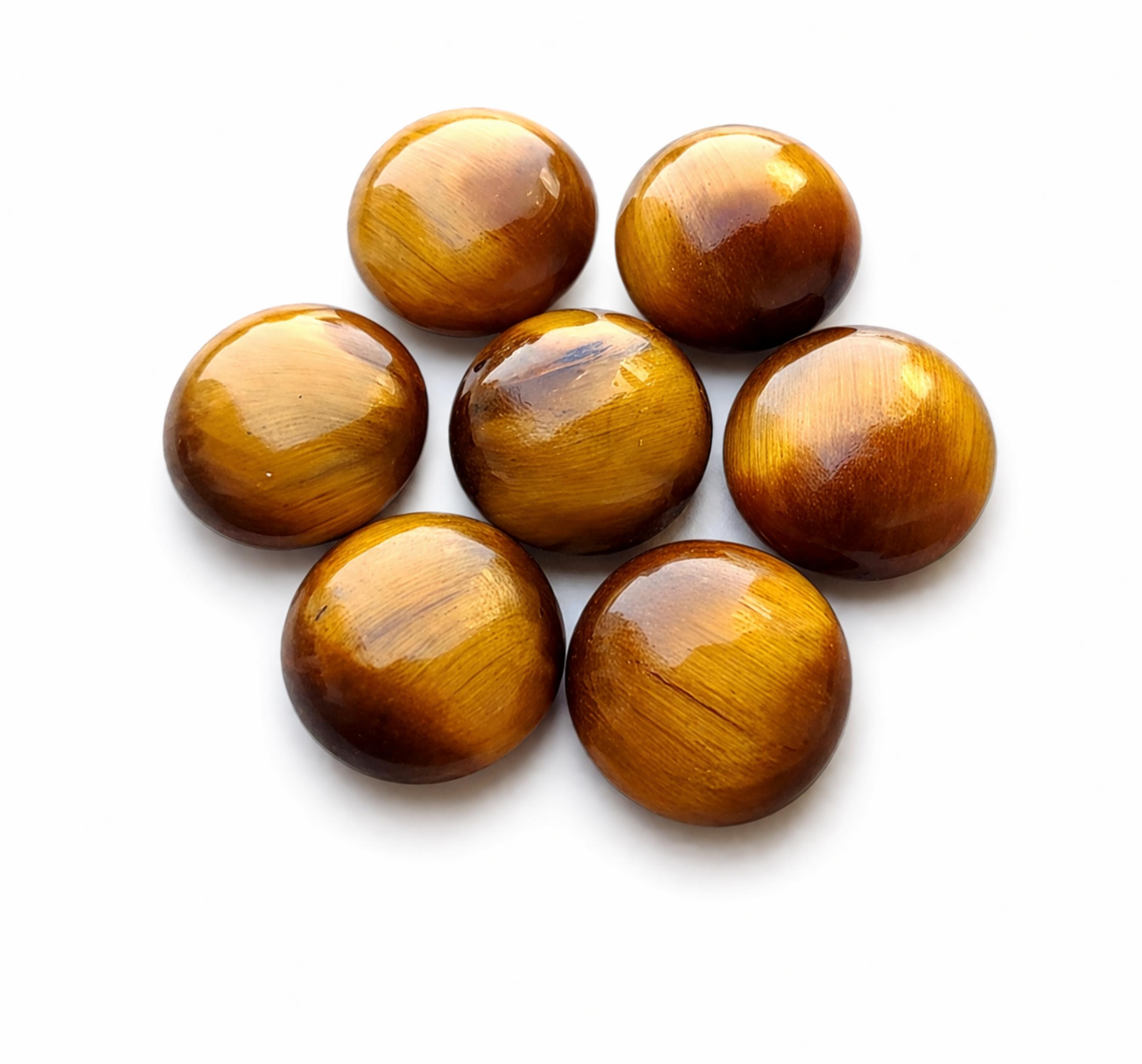 AAA Natural Tiger Eye Round Briolette Cabochon Gemstone Calibrated Loose Stone Brown Tiger Eye Jewelry Making Supply 5mm коричневый