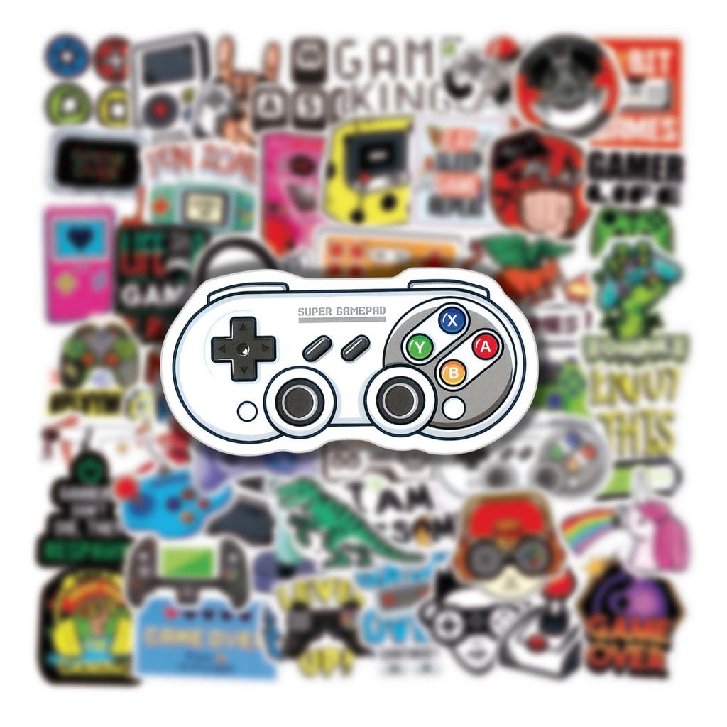 50 Classic Game Console Cartoon Graffiti Stickers for Suitcases, Notebooks, Water Cups, and Scooters
