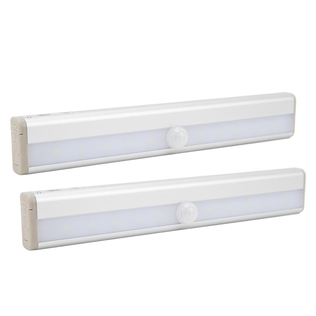 2 Stück Wohnmobil Trittbeleuchtung Tag Nacht Wahrnehmung Hohe Empfindlichkeit Weiße Beleuchtung Bewegungssensor Lichtleiste