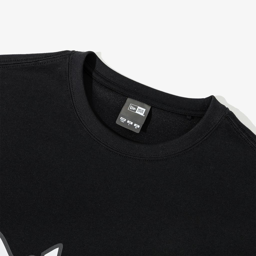 New Era Letter Print Sleeve Embroidered Round Neck Short Sleeve T-Shirt Unisex T-Shirt 14536413