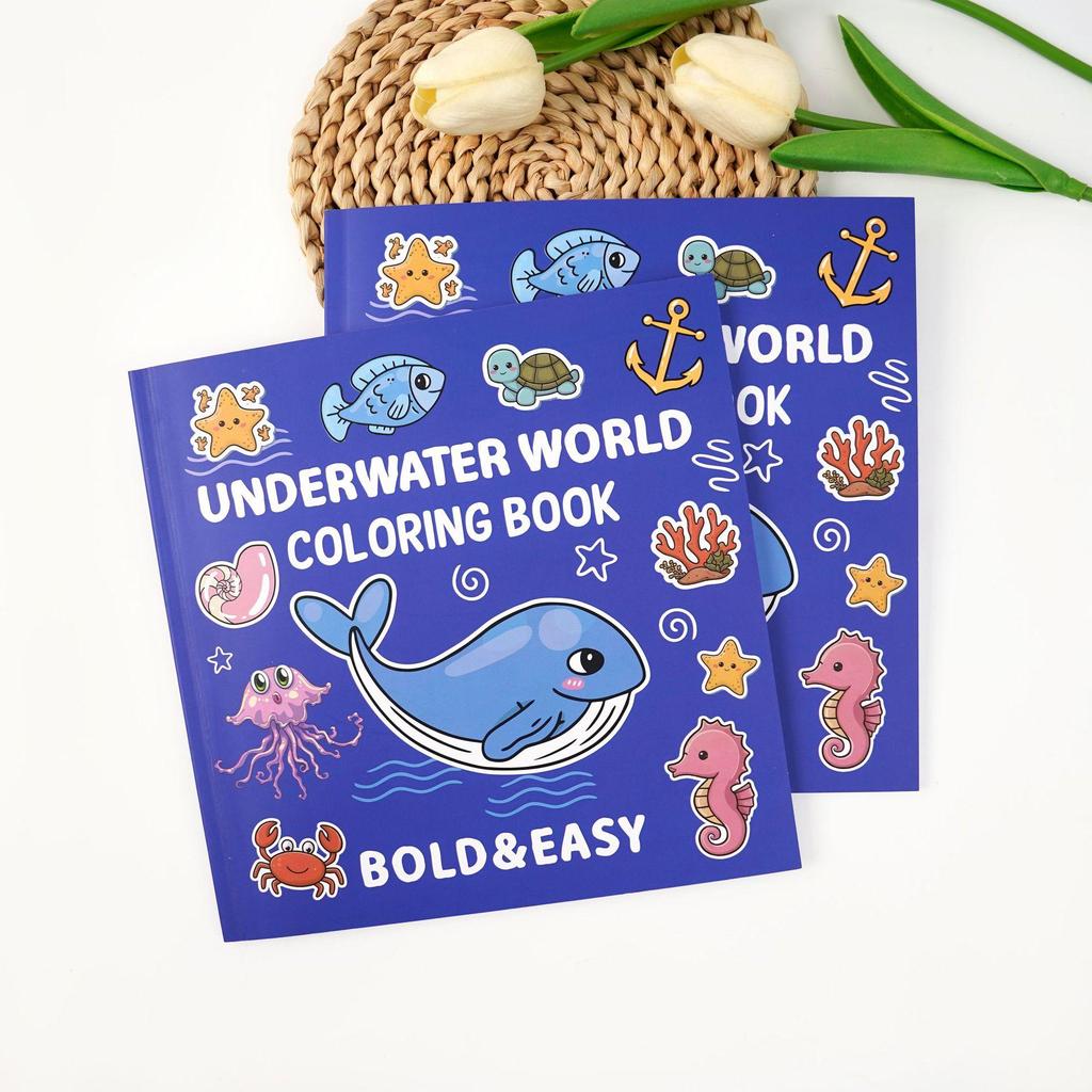 40 Pages Food Fruit Coloring Book Cartoon Doodles Creative Art Activity Kids Drawing Painting Toy