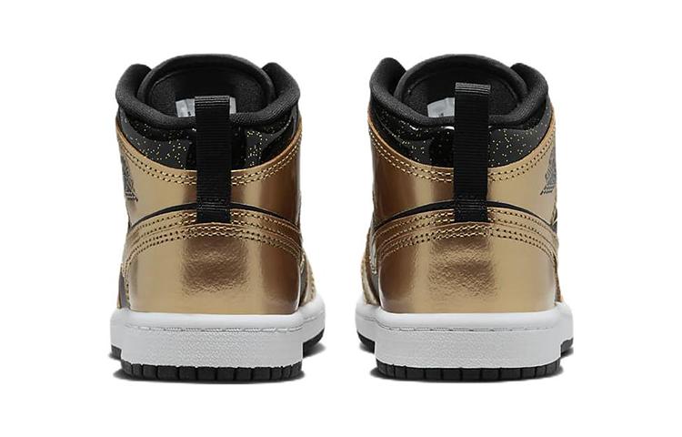 Jordan 1 Mid SE Metallic Gold Black PS DR6968-071