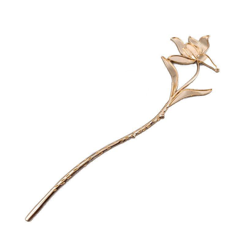 DIY Handmade Kingfisher Feather & Mother-of-Pearl Hairpin Kit with Cloisonné Enamel Zither Base & Butterfly Design - Free Shipping