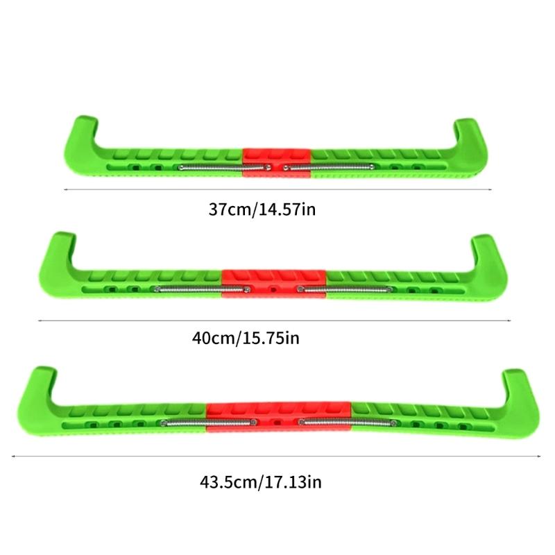 Eiskunstlaufschlittschuhschoner mit regulierbarer Spannung Eiskunstlaufschlittschuhkufenschutz Hockeyschlittschuhkufenschutz Leichtgewichtiger Kufenschutz
