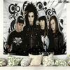 TH Band Wall Tapestry Aesthetic Wall Hanging Printed Fabric Blanket Decorative Tapestries for Bedroom Living Room Home Decor