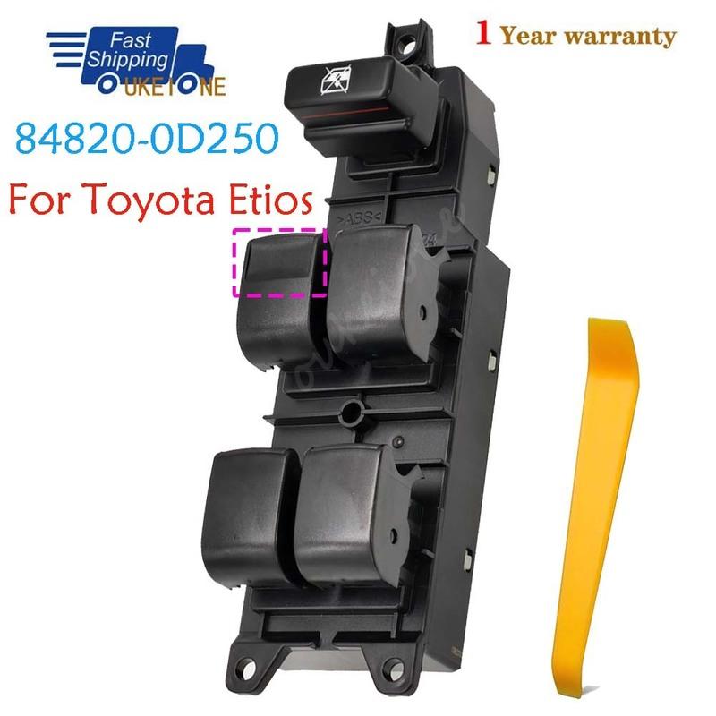 

84820-0D250 For Toyota Etios Front Left Master Driver Side Manual Window Switch Lifter Control Regulator Button Car Accessories