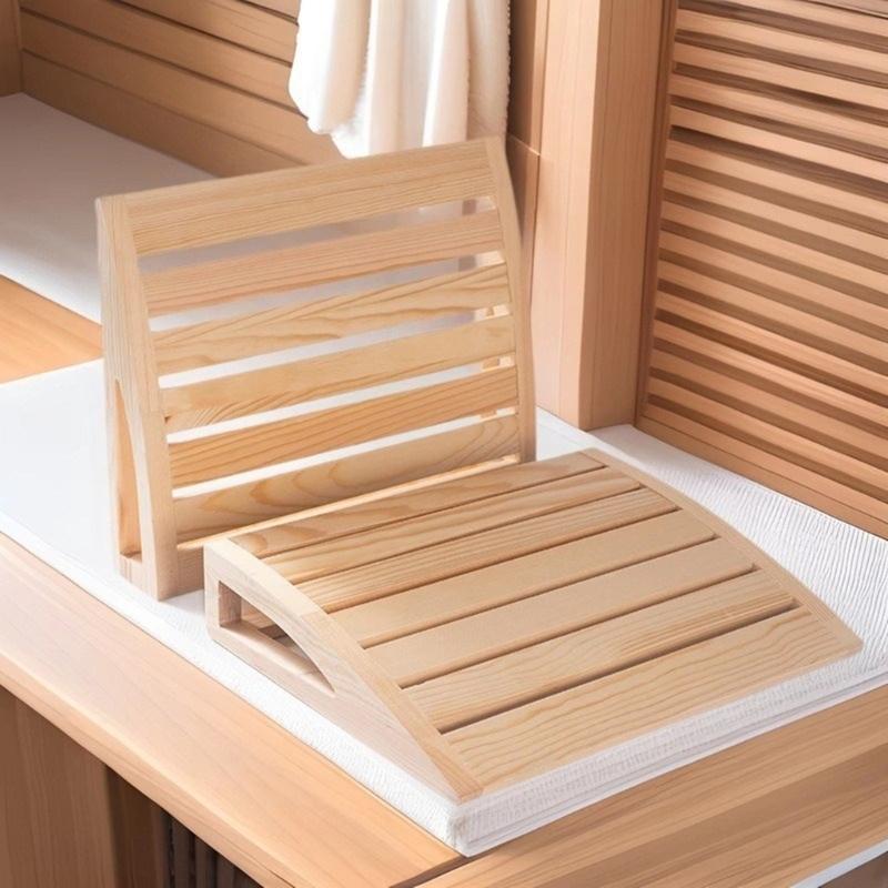 Holzsauna Kopfstütze Entspannungskissen Ergonomisches Nackenstützkissen Bequemes Dampfbad Zubehör Zum Entspannen