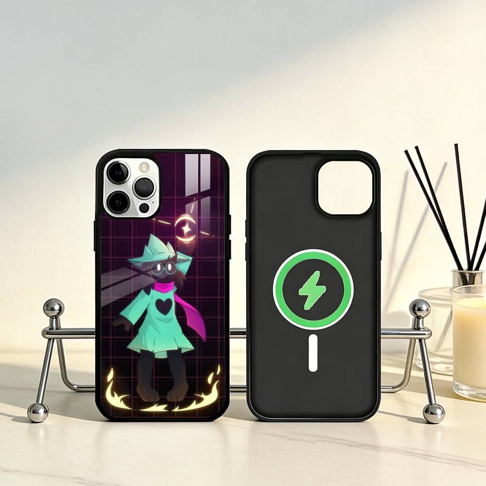 Game D-Deltarune Ralsei Telefoonhoesje Voor iPhone17,16,15,14,13,12,11 Plus,Pro Max Magnetisch Voor Magsafe Draadloos Opladen