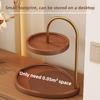 Cosmetics Storage Box Desktop Premium Solid Wood Tray Multi-layer Storage Perfume Dresser Skin Care Product Shelf