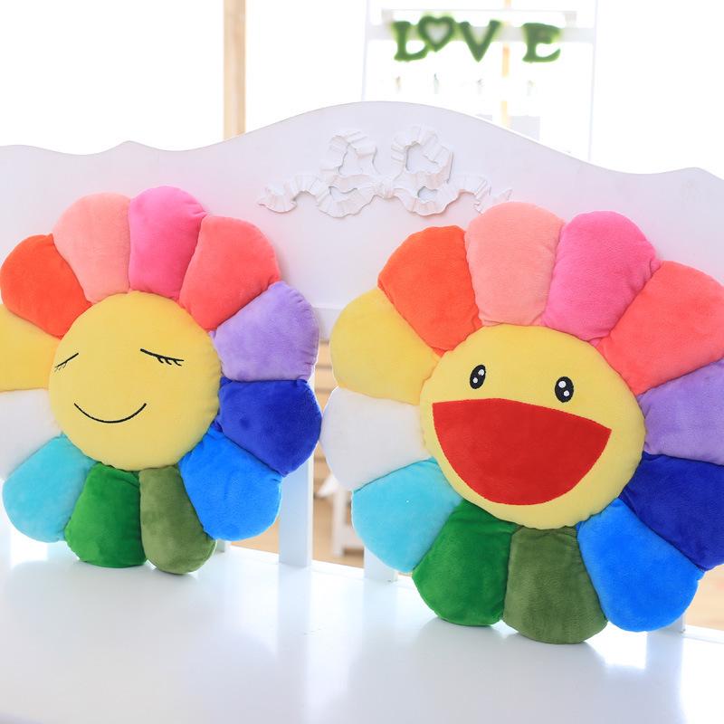 Sunflower Throw Pillows & Seat Cushions for Kids & Girlfriend - Holiday Backrest & Toys