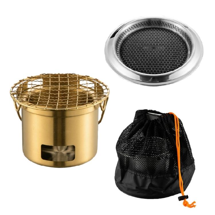 304Stainless Steel Outdoor Stove Cooking Stove Multifunctional Cookware Campings Stove Outdoor Barbecue Tool for Cooking
