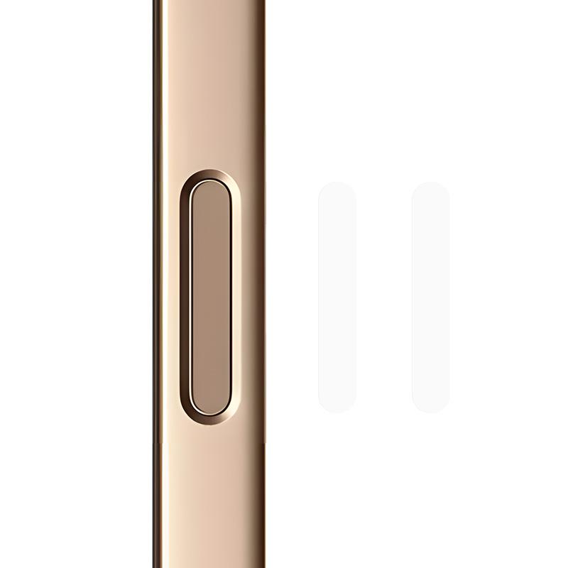 

RURIHAI 2 шт. Наклейка на кнопку керування камерою для iPhone 16 Pro Max/16 Pro/16 Plus/16 Захисник скляної кнопки камери Transparent