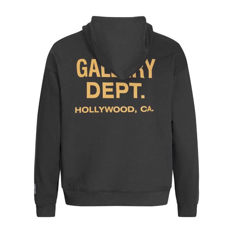 Prémiová GALERIE s potiskem písmen Vintage mikina Unisex Oversized Streetwear Mikina Pánská Dámská
