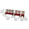 1/12 Dollhouse Miniature Sofa Chair with Cushion Furniture Model Figure For Living Room And Bedroom Scene Decoration
