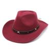 Knot Felt Hat With Flared Brim For Beach And Casual Wear