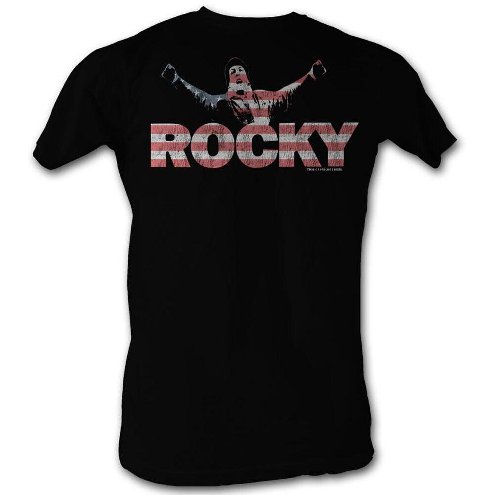 

Черная футболка унисекс Rocky Classic Rock Slim Fit