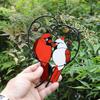 Pendant Mini Stained Bird Glass Window Hangings Acrylic Wall Hanging Colored Birds Decor Room Accessories Scandinavian Decor Mot