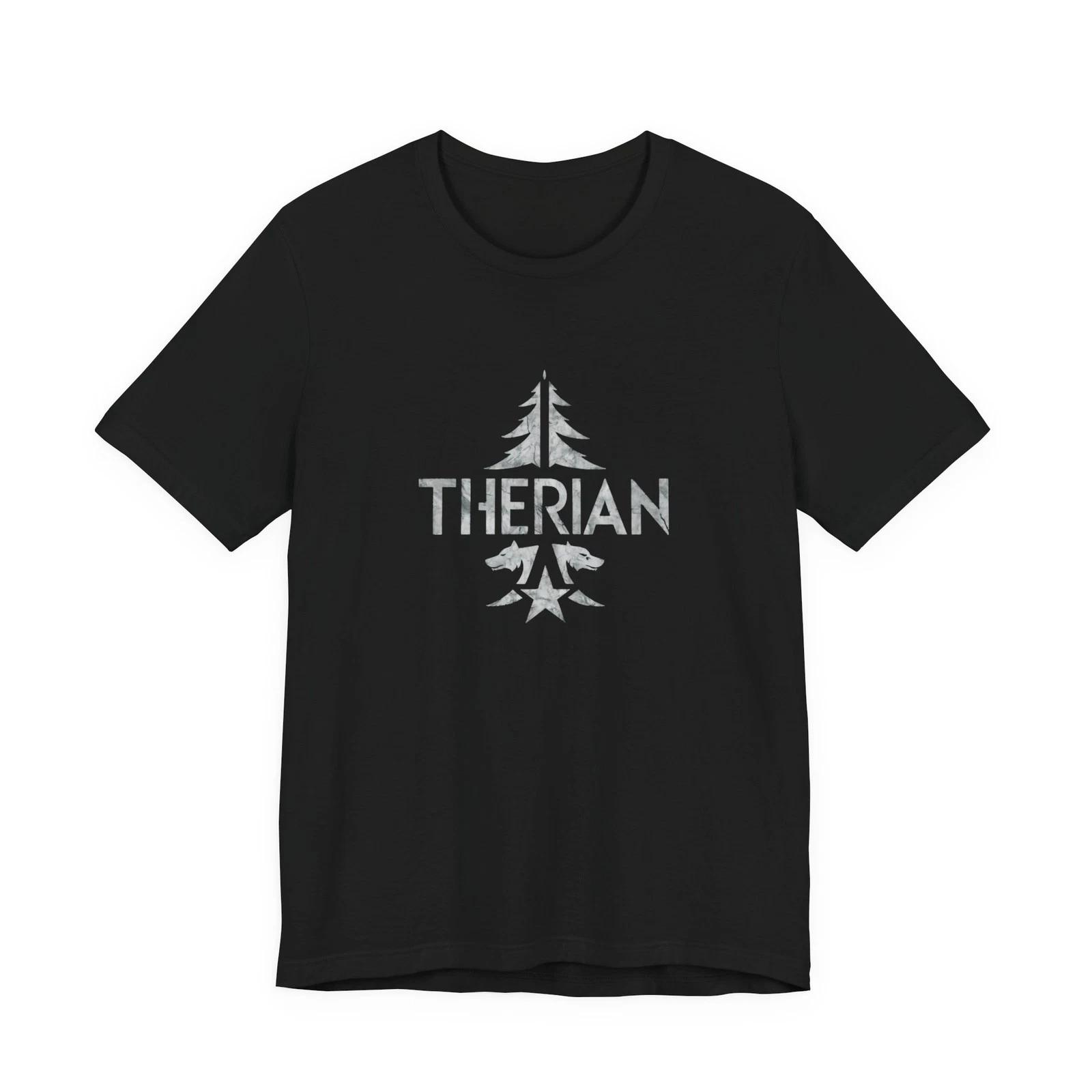 

Therian Shirt Marble Unity Tee Wolf Therian and Nature Emblem T-Shirt 4XL