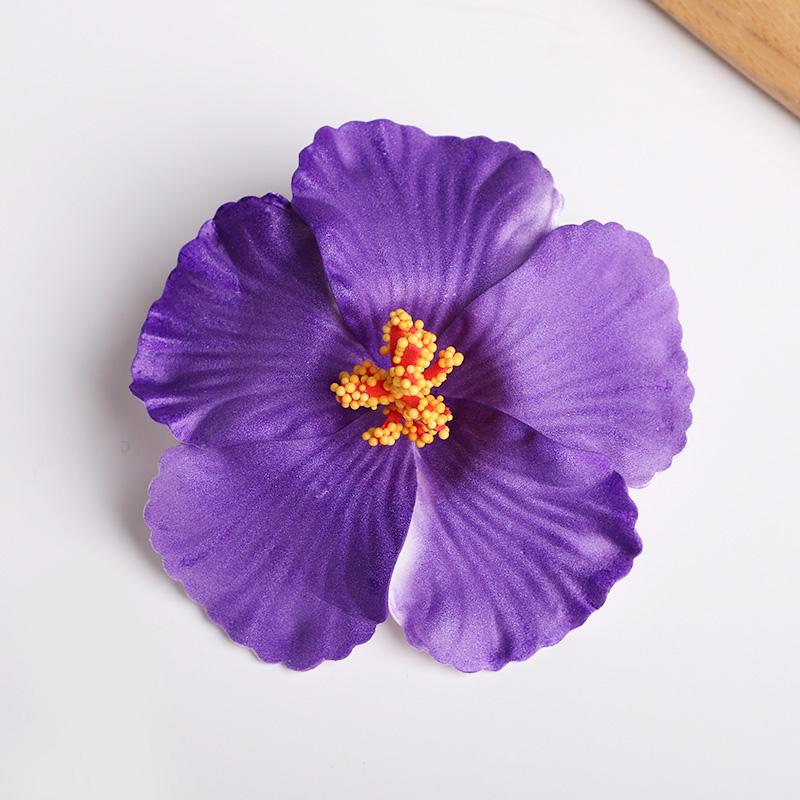 2/5pcs Hawaiian Flower Hair Clip Summer Beach Birthday Party Wedding Decoration Girls Artificial Egg Flowers Hairpin Accessories
