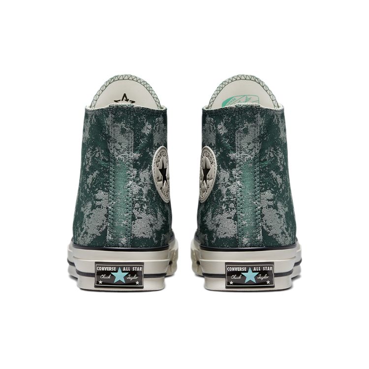 Converse Chuck Taylor All Star 1970s Casual Comfortable Trendy High Top Canvas Shoes Unisex Sneakers Dark-Green Gray 171411C