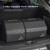 2026 Hot Alfa Romeo Leather Car Trunk Storage Box Large Capacity Toolcase Foldable Organizer Case For Alfa Romeo 159 166 Giulia